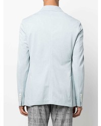 Мужской голубой двубортный пиджак от Circolo 1901