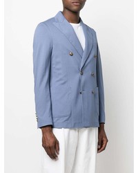 Мужской голубой двубортный пиджак от Circolo 1901