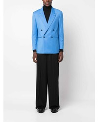 Мужской голубой двубортный пиджак от Reveres 1949
