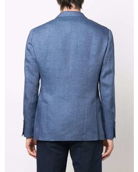Мужской голубой джинсовый пиджак от Brunello Cucinelli