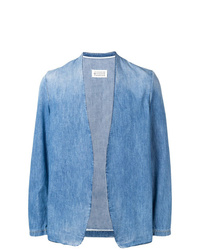 Мужской голубой джинсовый пиджак от Maison Margiela