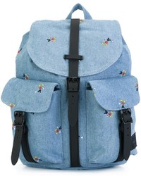 Женский голубой джинсовый рюкзак от Herschel