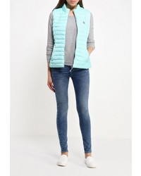 Женский голубой жилет от Baon