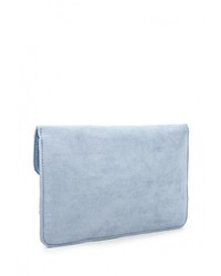 Голубой замшевый клатч от Dorothy Perkins
