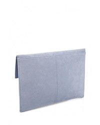 Голубой замшевый клатч от Dorothy Perkins