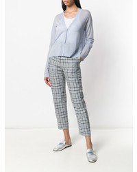 Женский голубой кардиган от Theory