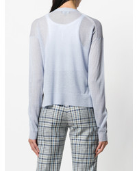 Женский голубой кардиган от Theory