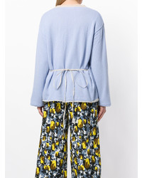 Женский голубой кардиган от Marni