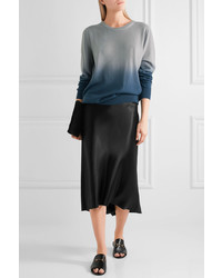 Женский голубой кашемировый свитер от The Elder Statesman