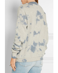 Женский голубой кашемировый свитер от The Elder Statesman