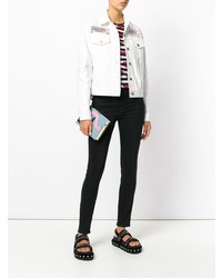 Голубой клатч с вышивкой от Olympia Le-Tan