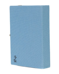 Голубой клатч с вышивкой от Olympia Le-Tan