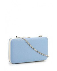 Голубой кожаный клатч от Elisabeth