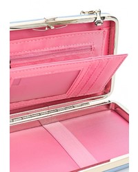 Голубой кожаный клатч от Elisabeth