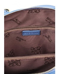 Женский голубой кожаный рюкзак от Baggini