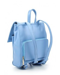 Женский голубой кожаный рюкзак от Calipso