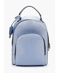 Женский голубой кожаный рюкзак от Code