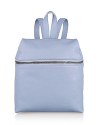 Женский голубой кожаный рюкзак от Kara