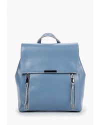 Женский голубой кожаный рюкзак от Labella Vita