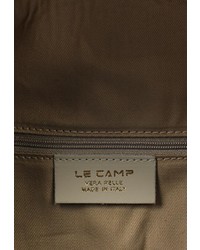 Женский голубой кожаный рюкзак от Le camp