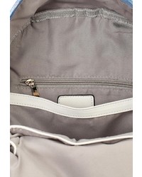 Женский голубой кожаный рюкзак от Paolo