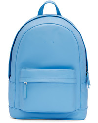 Женский голубой кожаный рюкзак от Pb 0110
