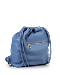 Женский голубой кожаный рюкзак от Vitacci