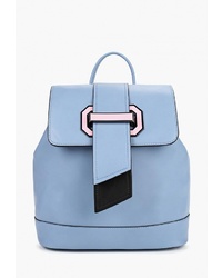 Женский голубой кожаный рюкзак от Vitacci