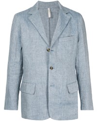 Мужской голубой льняной пиджак от 120% Lino