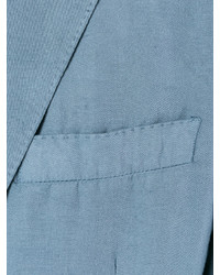 Мужской голубой льняной пиджак от Hardy Amies