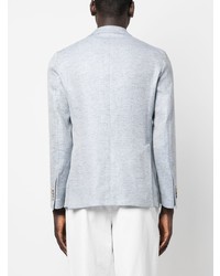 Мужской голубой льняной пиджак от Tagliatore