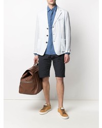 Мужской голубой льняной пиджак от Barena