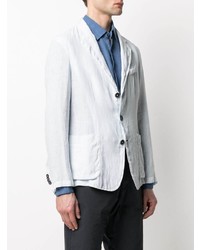 Мужской голубой льняной пиджак от Barena