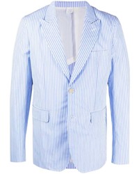 Мужской голубой пиджак в вертикальную полоску от Comme Des Garcons SHIRT