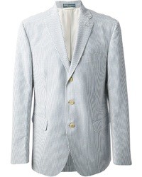 Мужской голубой пиджак в вертикальную полоску от Polo Ralph Lauren