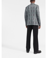 Мужской голубой пиджак в клетку от Etro