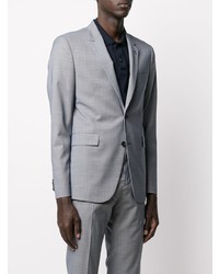 Мужской голубой пиджак в клетку от Paul Smith