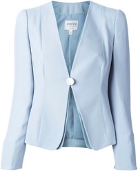 Женский голубой пиджак от Armani Collezioni