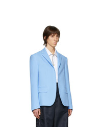 Мужской голубой пиджак от Random Identities