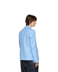 Мужской голубой пиджак от Random Identities