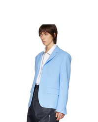Мужской голубой пиджак от Random Identities