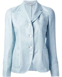 Женский голубой пиджак от Boglioli