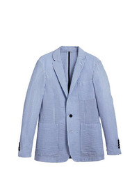 Мужской голубой пиджак от Burberry