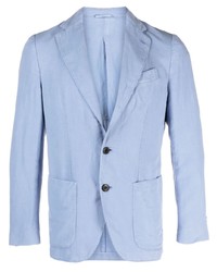 Мужской голубой пиджак от Caruso