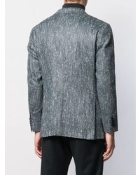 Мужской голубой пиджак от Kiton