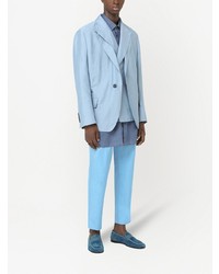 Мужской голубой пиджак от Dolce & Gabbana