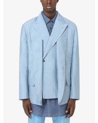 Мужской голубой пиджак от Dolce & Gabbana