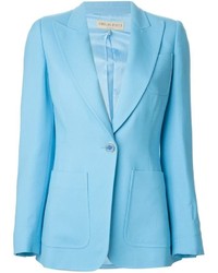Женский голубой пиджак от Emilio Pucci