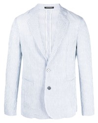 Мужской голубой пиджак от Emporio Armani
