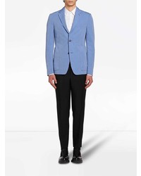 Мужской голубой пиджак от Prada